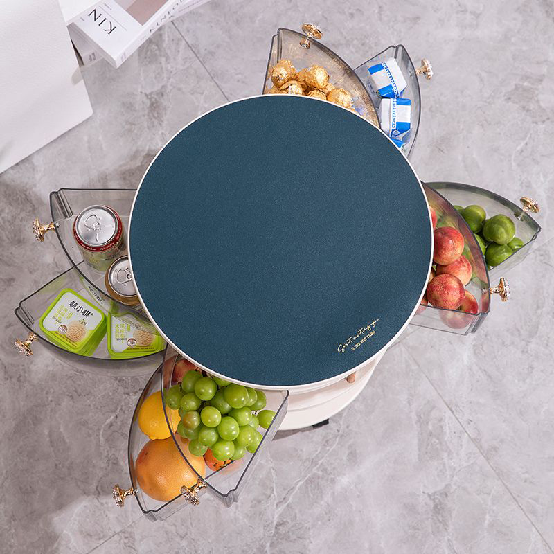 北欧コーヒーテーブル 取り外し可能な寝室用ソファサイドデスク - Food Storage On Wheels のレビューと価格