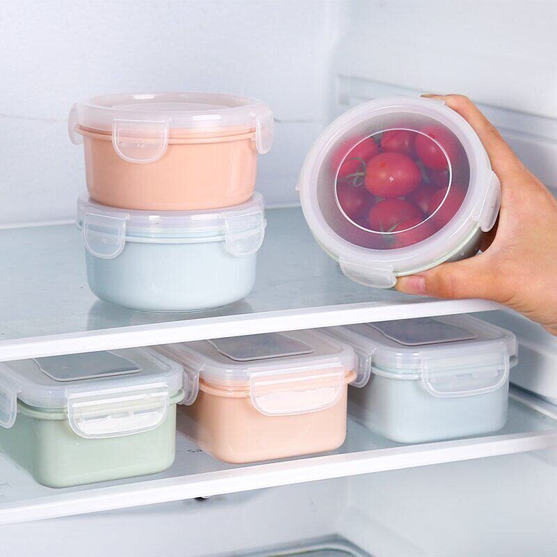 気密食品保存容器 BPAフリー スタッカブル 漏れ防止 ラン - Food Storage With Dividers のレビューと価格