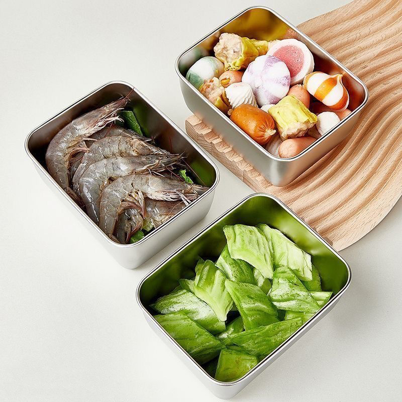ホットセール保存容器、ステンレス製鮮度保持ボックス（蓋付き） - Food Storage Hot Box のレビューと価格