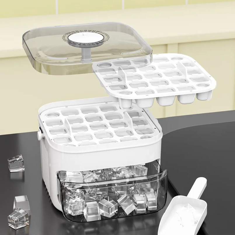 食品グレードの熱い氷用製氷皿バケツ、プレス式製氷皿、冷蔵庫用 - Food Storage Hot Box のレビューと価格
