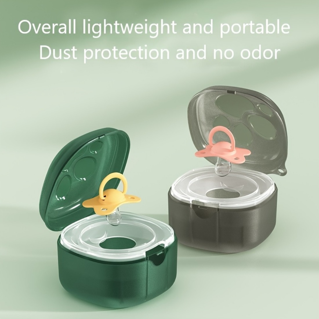 食品グレードのシリコーンおしゃぶりボックス赤ちゃん漫画おしゃ - Food Storage For Baby のレビューと価格