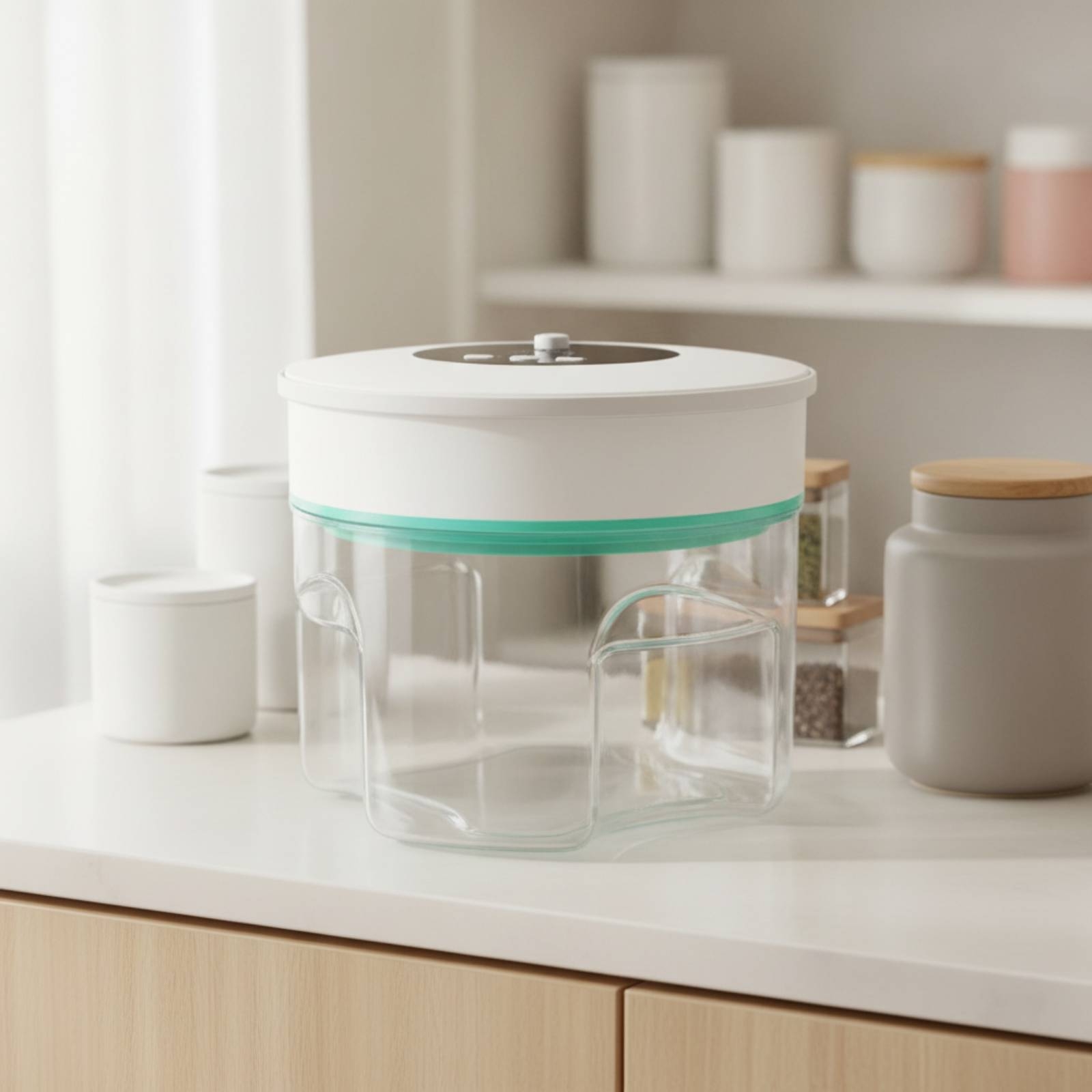 真空保存容器 密閉食品保存容器 真空シール付き 密閉ジャー  - Food Storage Vacuum Containers のレビューと価格