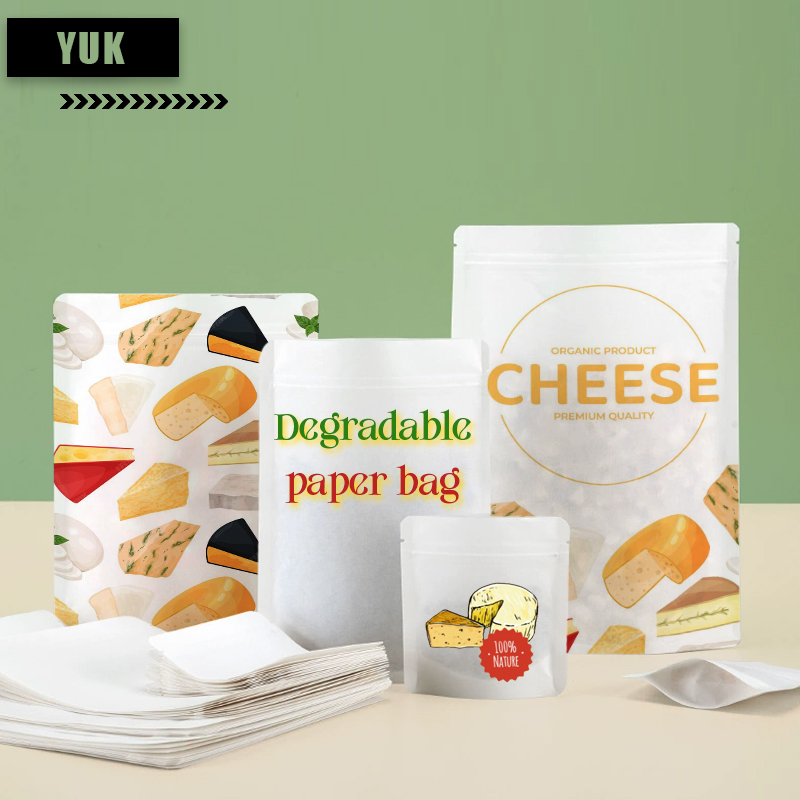 カスタマイズ可能な生分解性クラフト紙ジッパーバッグ、茶葉保存 - Zebra Food Storage のレビューと価格