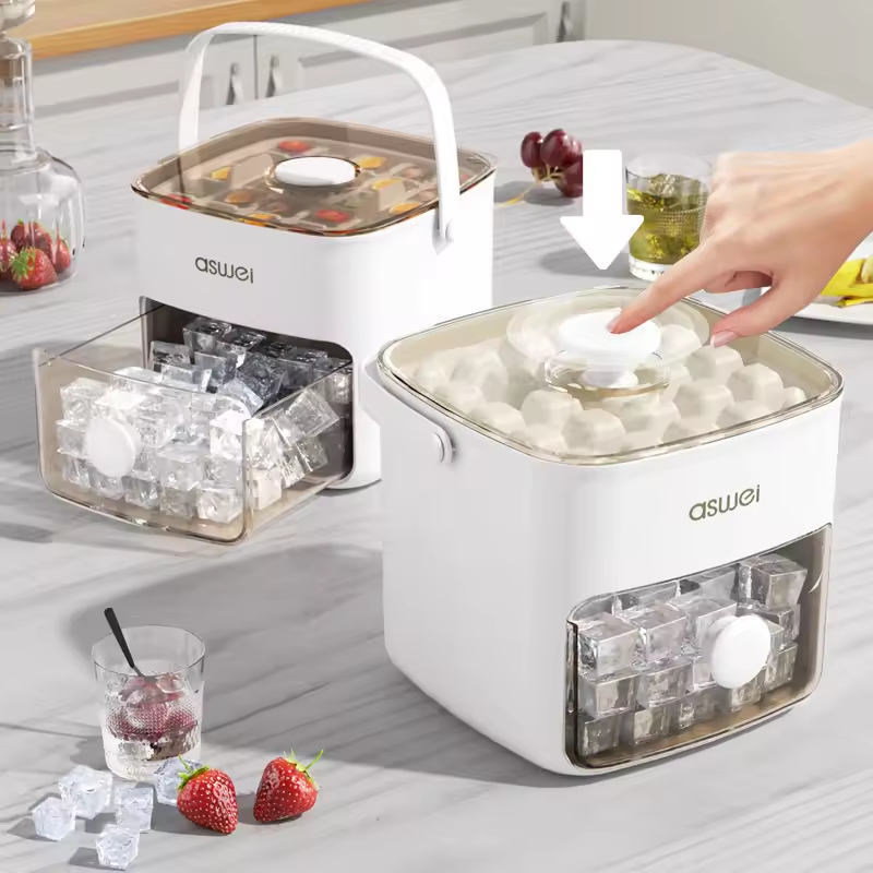 ホットセール 食品グレード 家庭用冷蔵庫用 プレス式製氷皿  - Food Storage Hot Box のレビューと価格