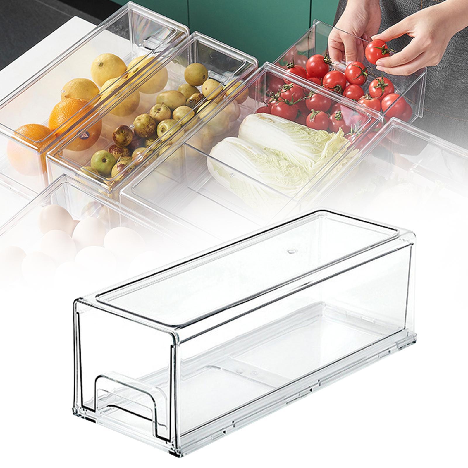冷蔵庫引き出しオーガナイザー、プルアウト式パントリー収納ボッ - Food Storage Without Pantry のレビューと価格