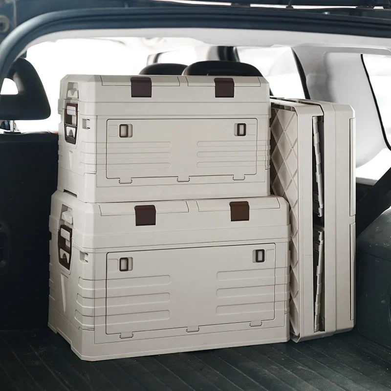 車用収納ビン アウトドア キャンプ用 折りたたみ式収納ボック - Food Storage With Dividers のレビューと価格