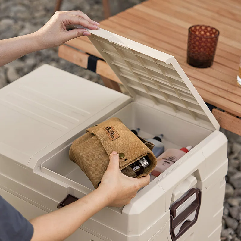 車用収納ビン アウトドア キャンプ用 折りたたみ式収納ボック - Food Storage With Dividers のレビューと価格