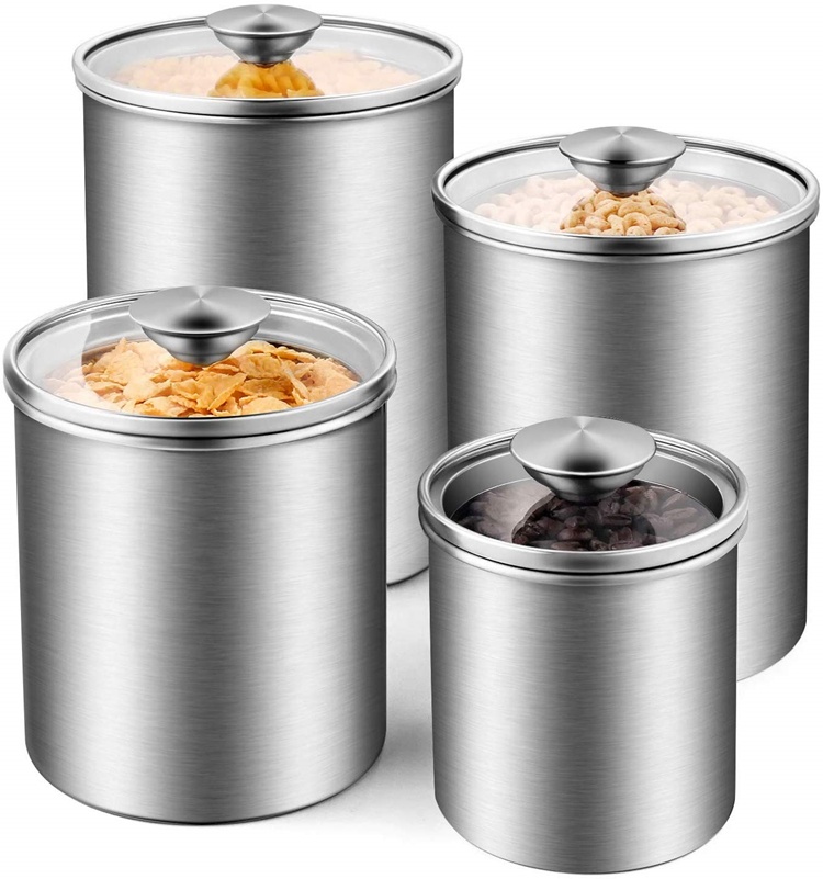 食品保存容器 茶葉 コーヒー 砂糖 小麦粉 密閉 キッチン  - Food Storage Glass Containers のレビューと価格