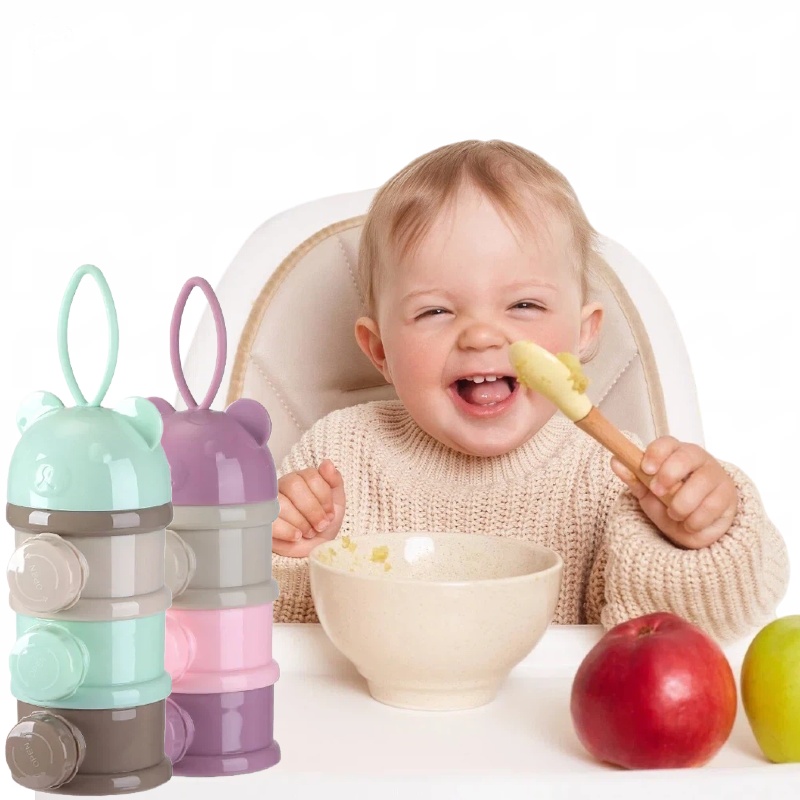 3/4 層ベビーポータブルベビーフード収納ボックス複数の開口 - Food Storage For Baby のレビューと価格