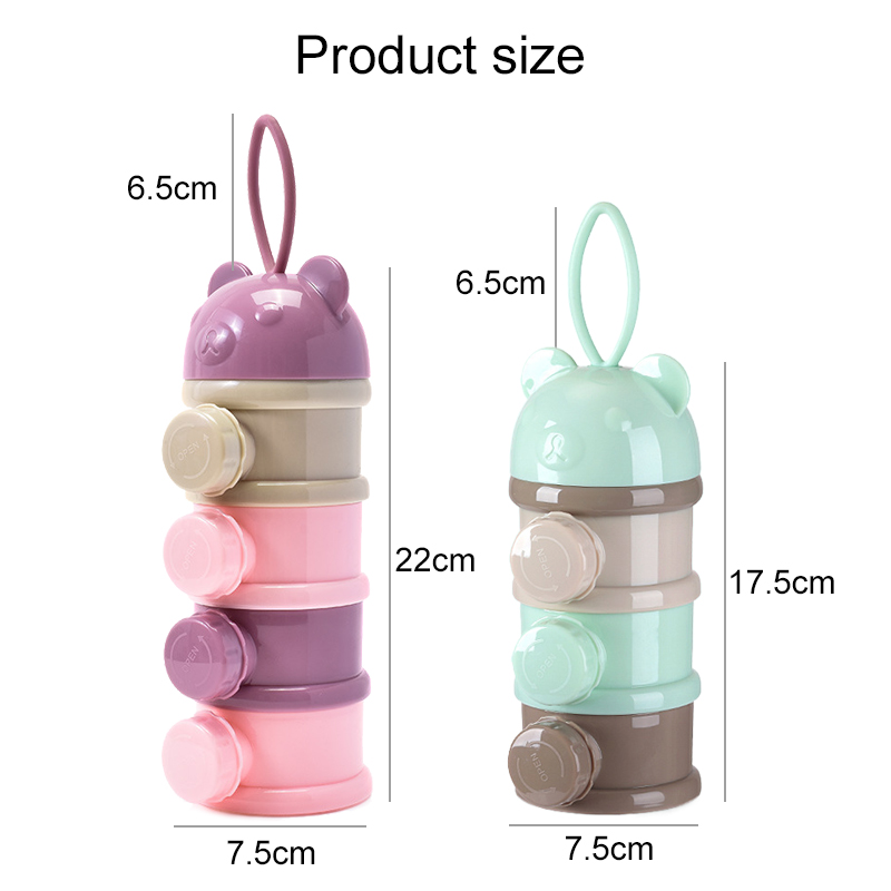 3/4 層ベビーポータブルベビーフード収納ボックス複数の開口 - Food Storage For Baby のレビューと価格