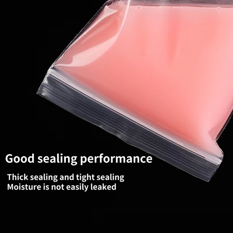 100枚入り透明ジップバッグ 食品・ジュエリー用真空保存袋  - Food Storage Vacuum Bags のレビューと価格