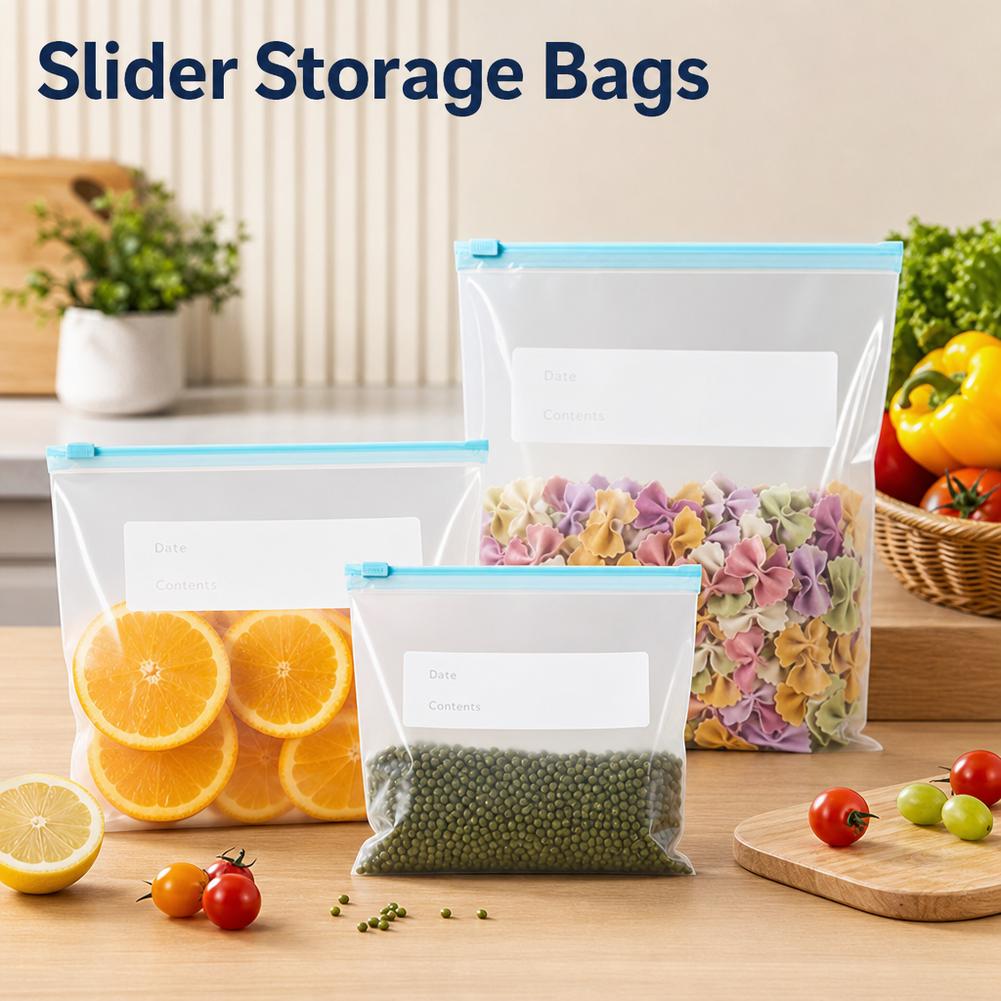 10-20個入り 再利用可能なジッパーバッグ スタンドアップ - Food Storage Bags Zip Lock Pouch のレビューと価格