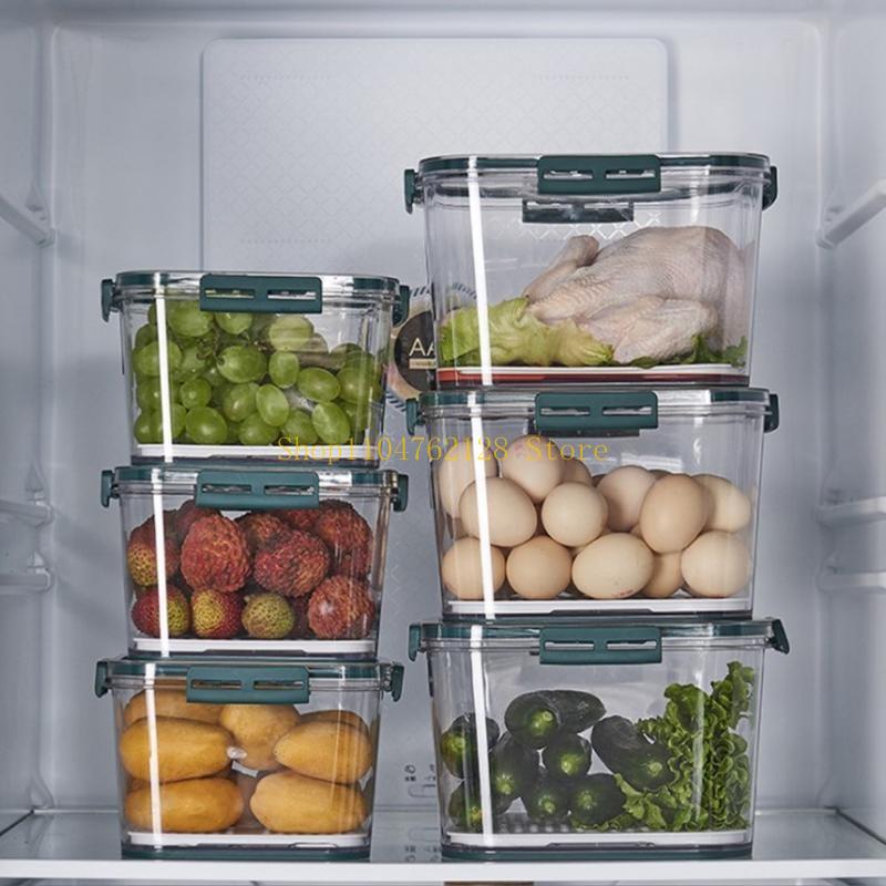 プラスチック製冷蔵庫用密閉食品保存容器、透明密封容器、時間管 - Food Storage 1 Year のレビューと価格