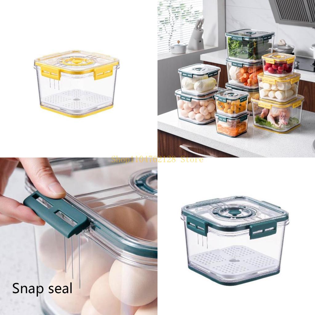 プラスチック製冷蔵庫用密閉食品保存容器、透明密封容器、時間管 - Food Storage 1 Year のレビューと価格
