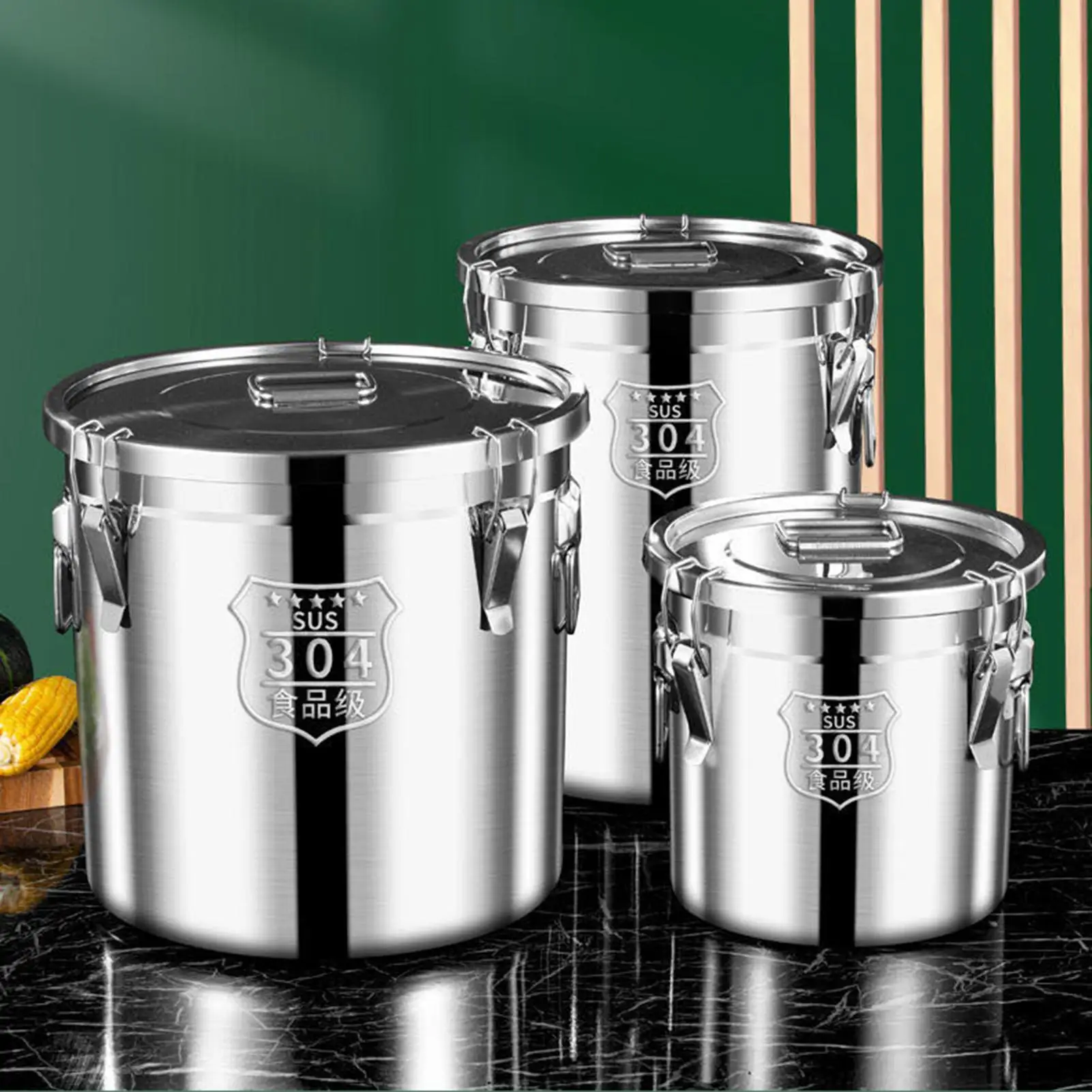真空密閉タンク コーヒー豆保存タンク 家庭用 304ステンレ - Food Storage Vacuum Containers のレビューと価格
