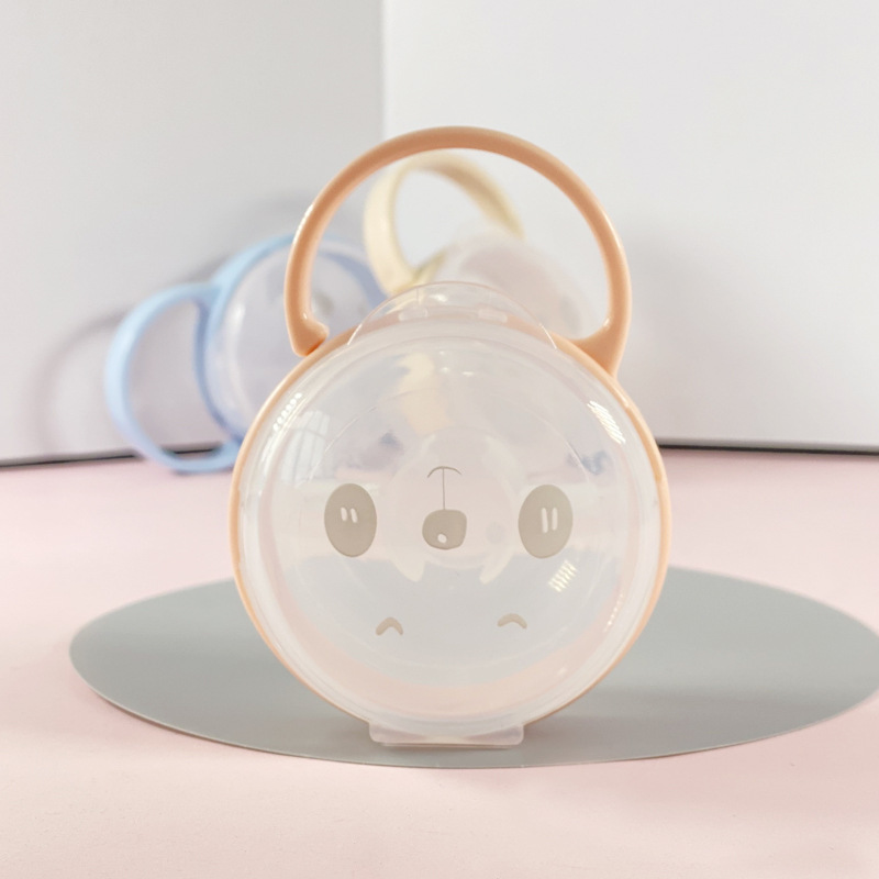 新しいベビーおしゃぶり用クリア防塵ケース、ハンドル付きのかわ - Food Storage For Baby のレビューと価格
