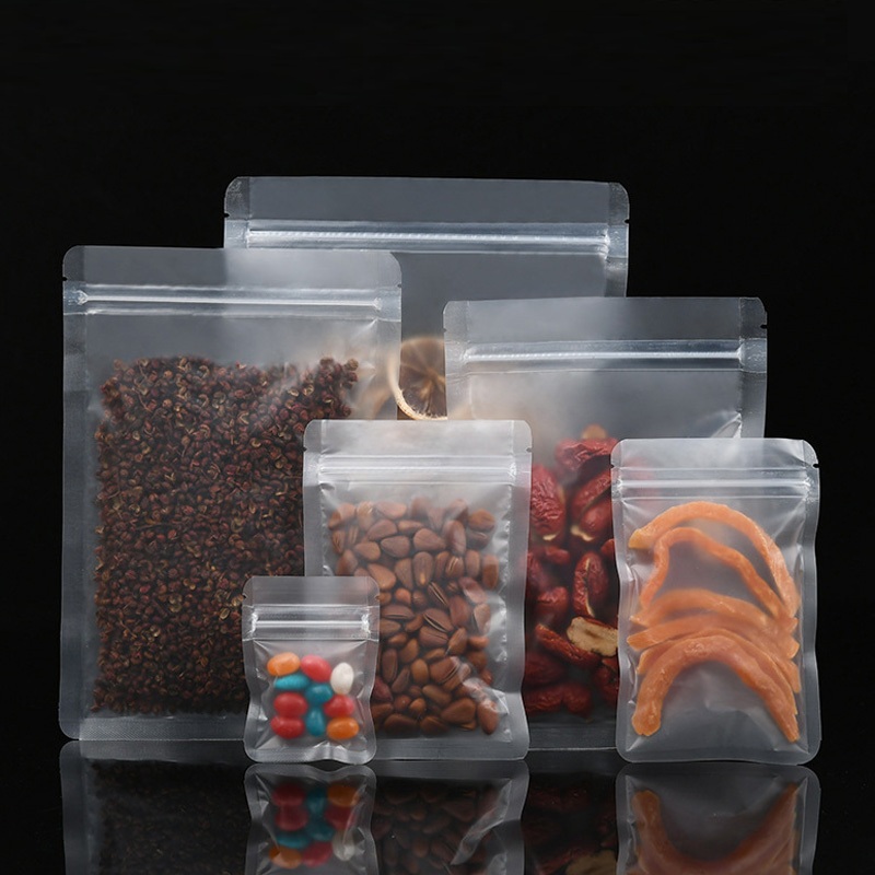 1000 ピース/ロットつや消しプラスチックジップロックバッ - Food Storage Bags Zip Lock Pouch のレビューと価格