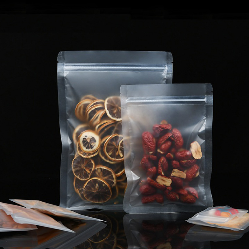 1000 ピース/ロットつや消しプラスチックジップロックバッ - Food Storage Bags Zip Lock Pouch のレビューと価格