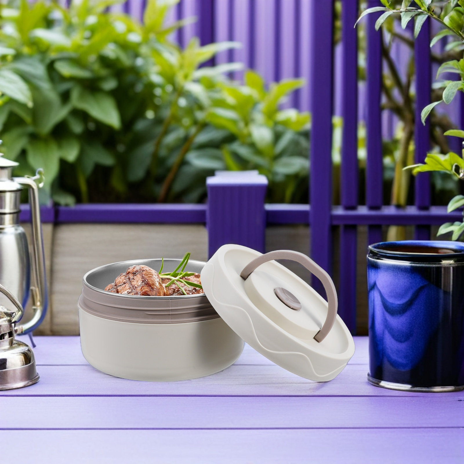断熱ランチコンテナ ステンレス製 440ml 漏れ防止 ポー - Food Storage Hot Box のレビューと価格