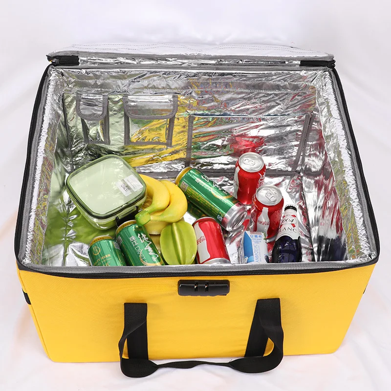 80L ポータブル大型ピザ配達用保温バッグ 再利用可能 厚手 - Food Storage Hot のレビューと価格